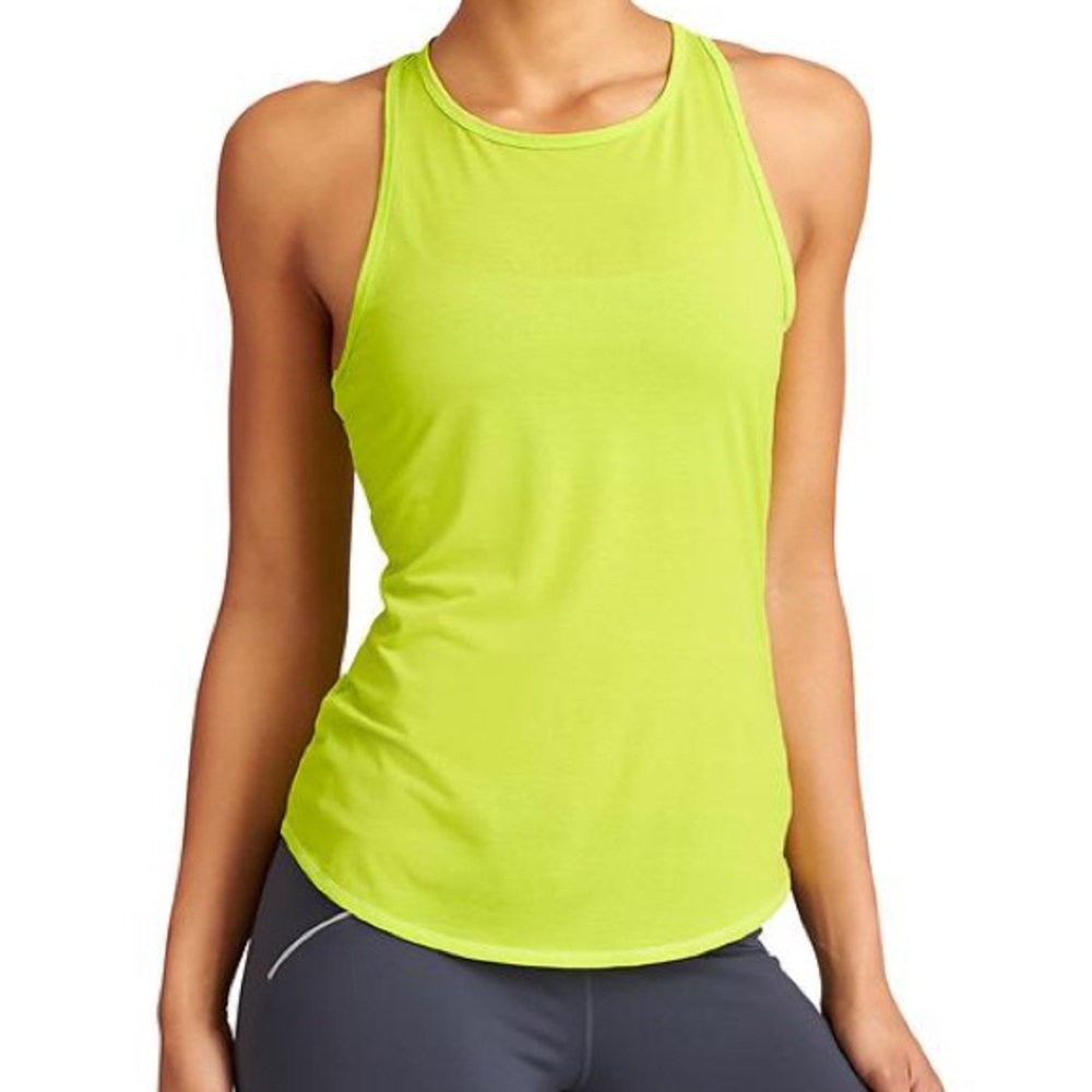 Athleta Crunch 2 Tank in Lime Green